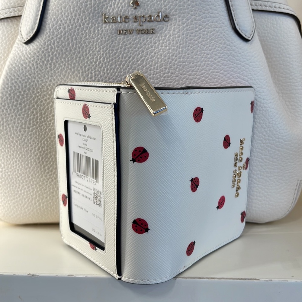 Kate Spade Staci Small Ladybug Zip Around Wallet
COLOR:
Cream Multi - Picture 12 of 16
